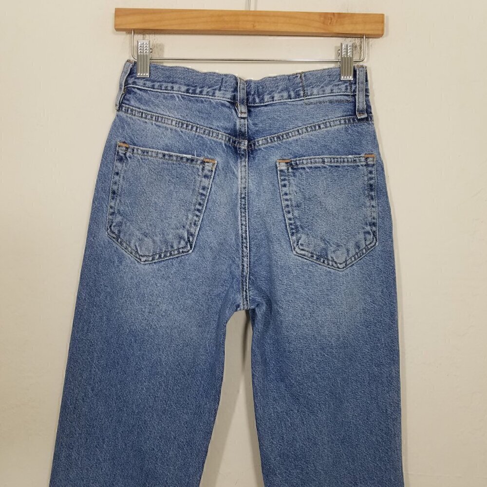 We The Free People Button Fly Jeans Blue Size 24 - Picture 6 of 7